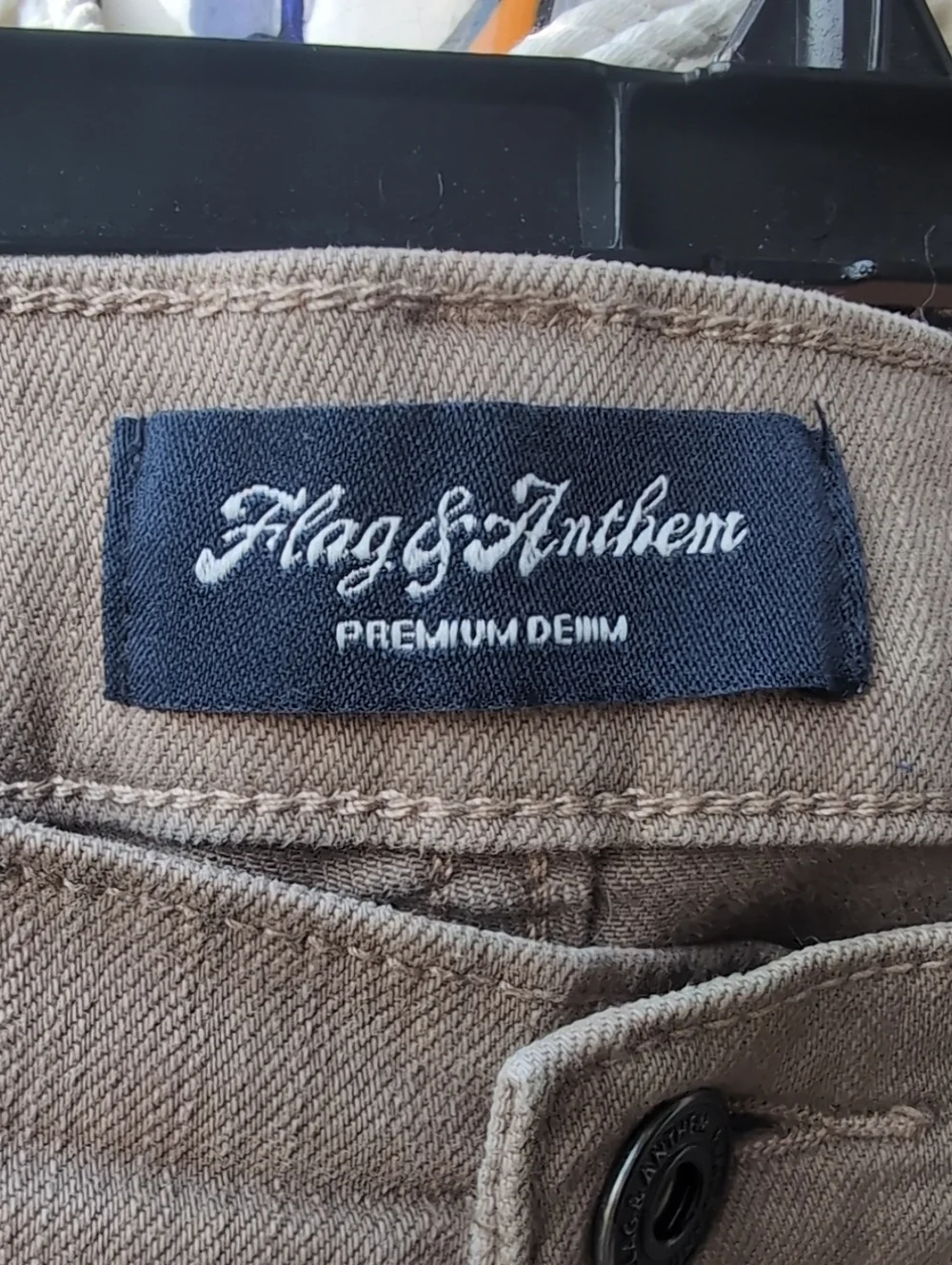 Flag & Anthem Men’s Slim Fit Khaki Jeans
